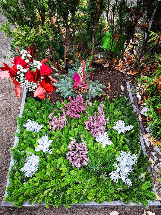 Ruhegemeinschaft Zentralfriedhof Friedrichsfelde - Zustand im Oktober 2025